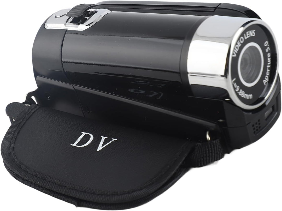 VBESTLIFE Full HD 270 ° Rotation 720P 16X High Definition Digital Camcorder Video DV Kamera(schwarz)