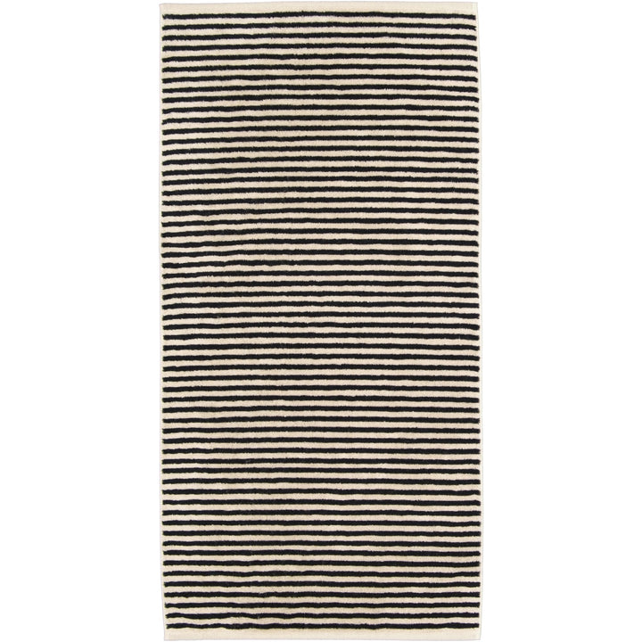 CAWÖ Home Handtücher Natural Streifen 6216 Natur-schwarz - 39 Duschtuch 80x150 cm, Duschtuch 80x150