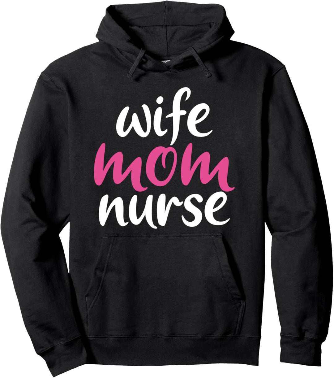 Moma Ehefrau Mom Krankenschwester für Mama - Muttertag Pullover Hoodie