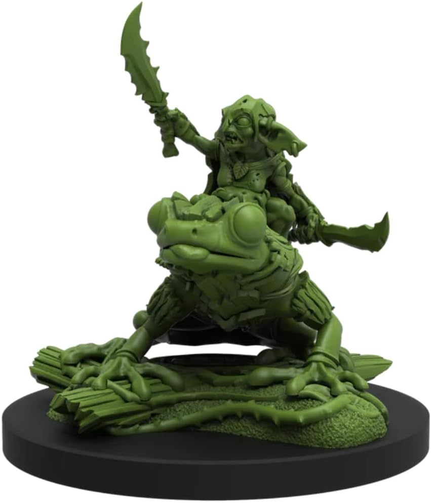 Epic Encounters: Village of The Goblin Chief - RPG Fantasy, Tabletop Game with 20 Goblin Miniatures,