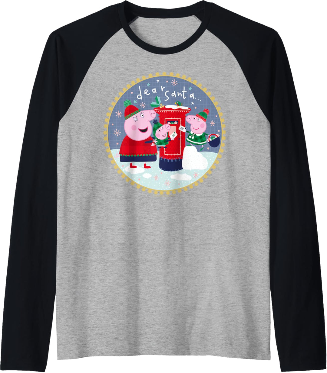Peppa Pig Christmas Mail Raglan