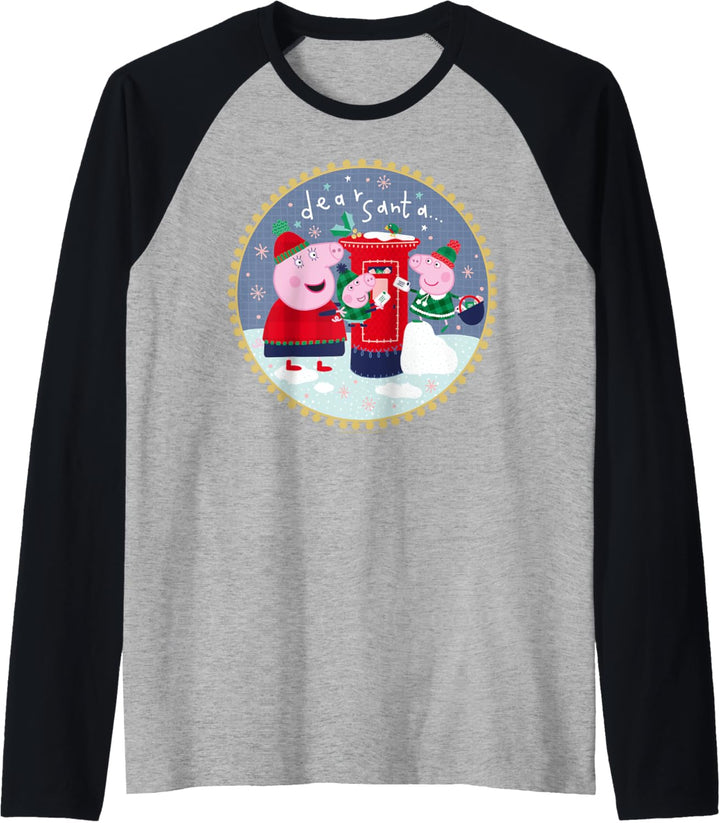 Peppa Pig Christmas Mail Raglan