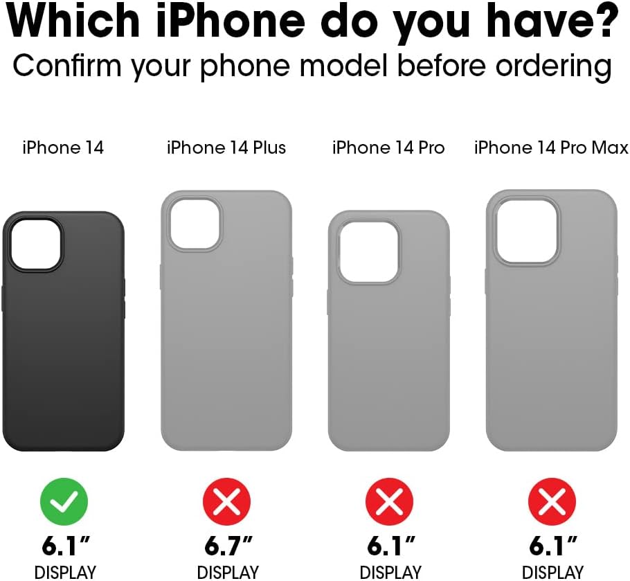 OtterBox France Series wasserdichte Schutzhülle mit MagSafe (entworfen von LifeProof) für iPhone 14,