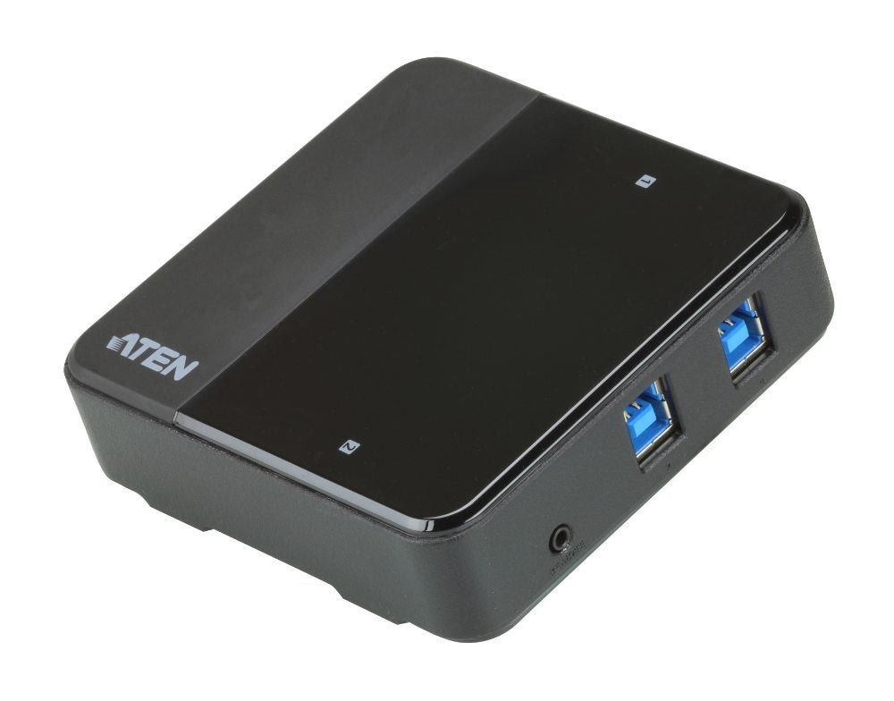 ATEN US3324 2-Port USB zu USB-C Sharing Schwarz