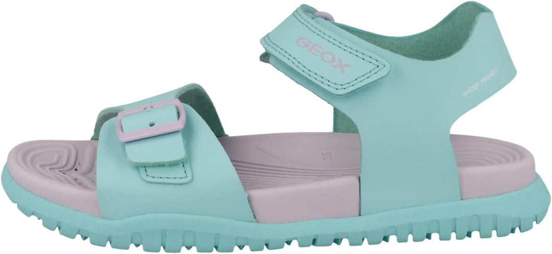 Geox Jungen J Fommiex Boy Sandal 28 EU Watersea Lilac, 28 EU Watersea Lilac
