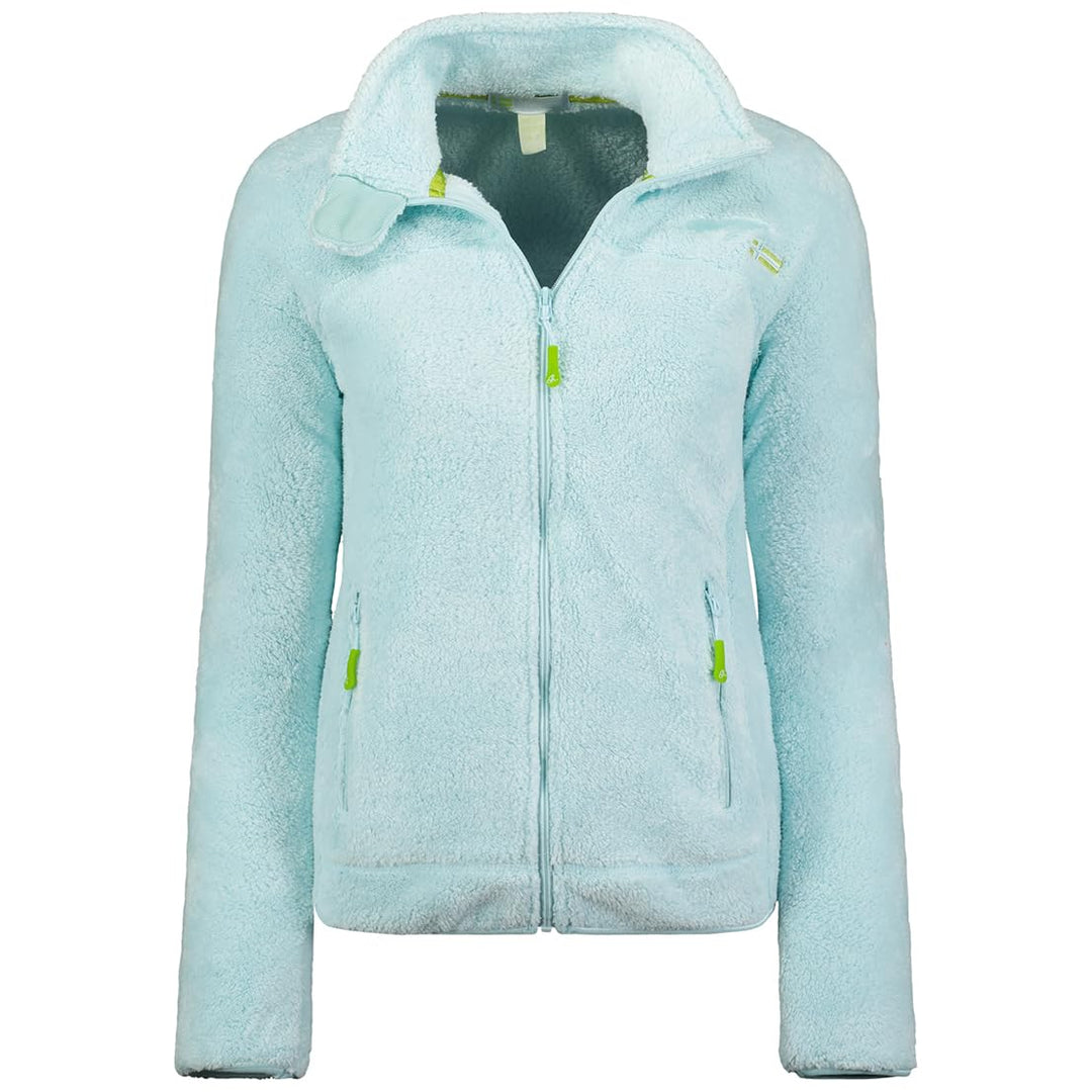 Geographical Norway Damen warme Übergangs Outdoor Fleecejacke mit Stehkragen bans production S Icebl
