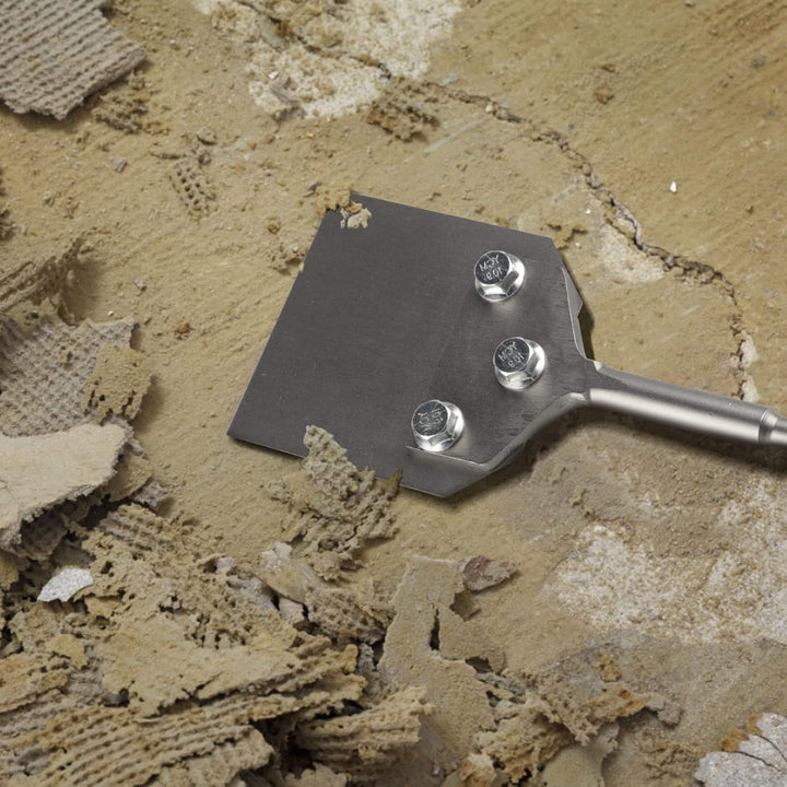 CPROSP SDS-Plus Spachtelmeissel Meissel 250x100mm, zum Abtragen von Bodenbelägen und Beschichtungen