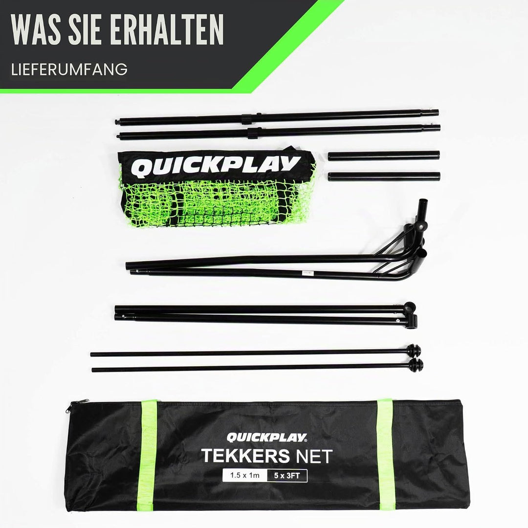 QUICKPLAY Spot Target TEKKERS Fussball-Rebounder, perfekt für Team- oder Solo-Fussballtraining 1) 1,
