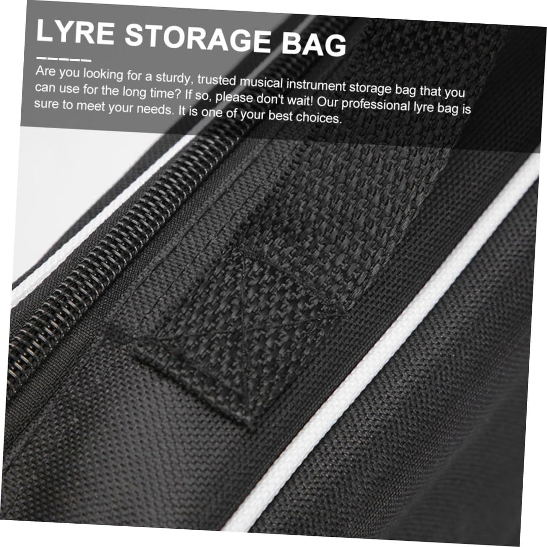HEMOTON Dicke Polyester Lyre Bag Handtasche Instrumententasche Wasserabweisend Staubschutz Praktisch