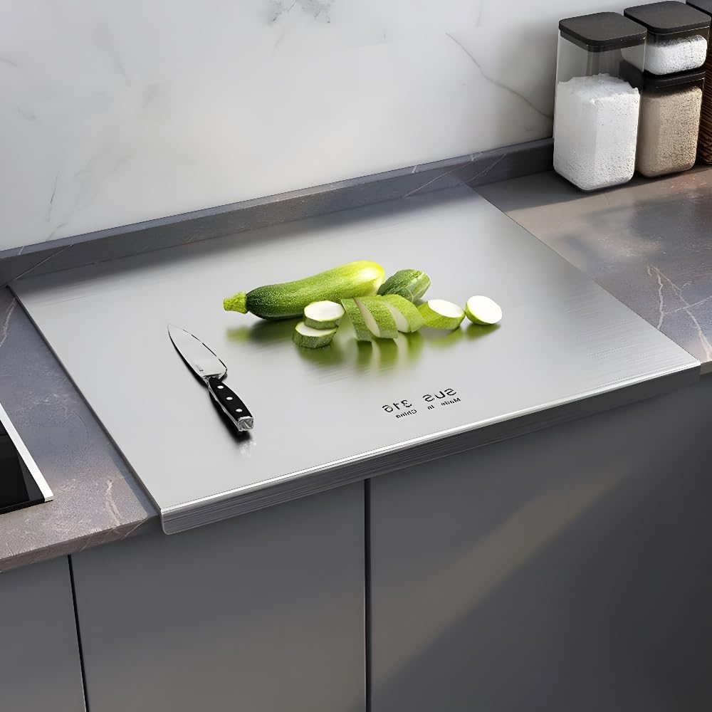 Schneidebrett 316 Edelstahl,Edelstahl Arbeitsplatte aus Verschiedene Grössen,Cutting Board,Schneideb