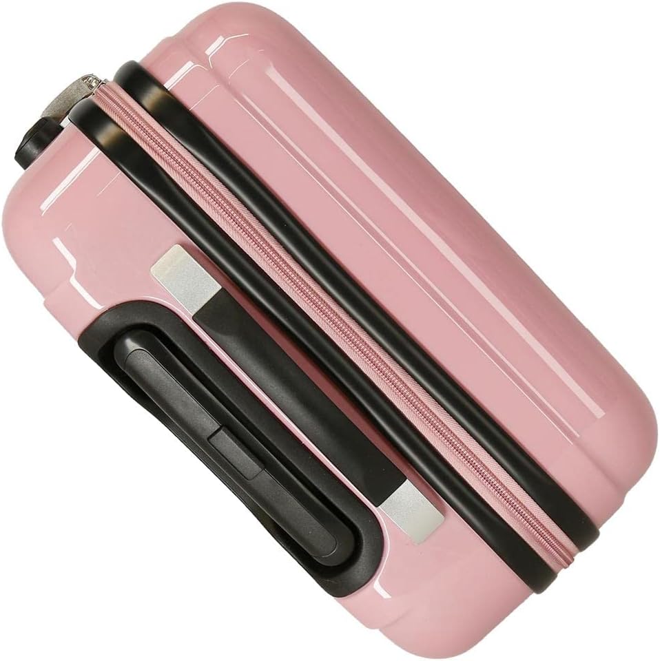 Disney Mickey Outline Kabinentrolley Pink 38x55x20cm starres ABS Seitenkombinationsschloss 34L 2kg 4