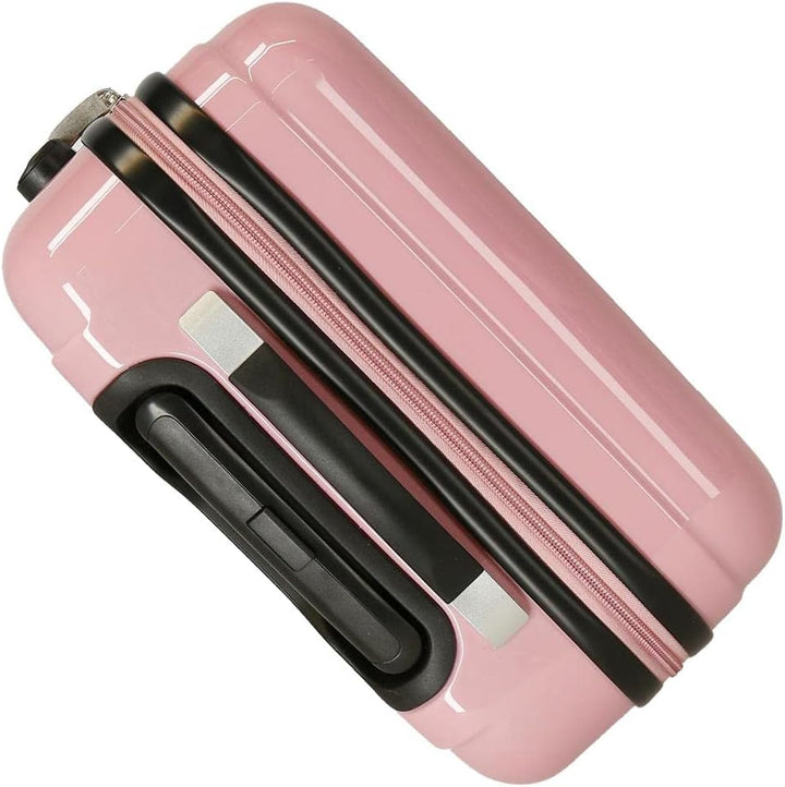 Disney Mickey Outline Kabinentrolley Pink 38x55x20cm starres ABS Seitenkombinationsschloss 34L 2kg 4