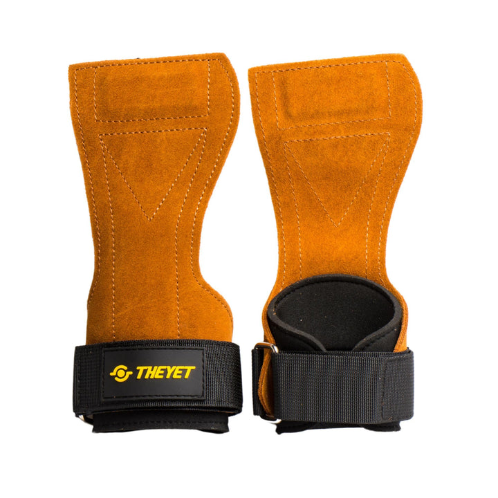 Theyet Crossfit Grips | Fitness Handschuhe Herren und Damen | Lifting Straps mit Handgelenkstütze |