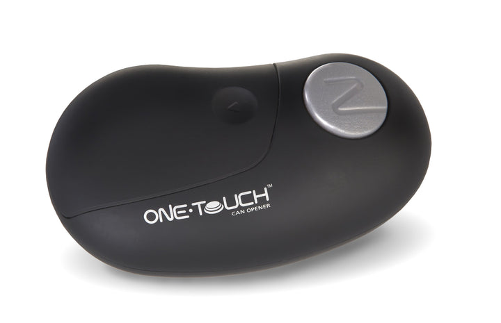 Culinare One Touch Elektrischer Dosenöffner, Schwarz, Kunststoff/Edelstahl, Konservenöffner mit Star