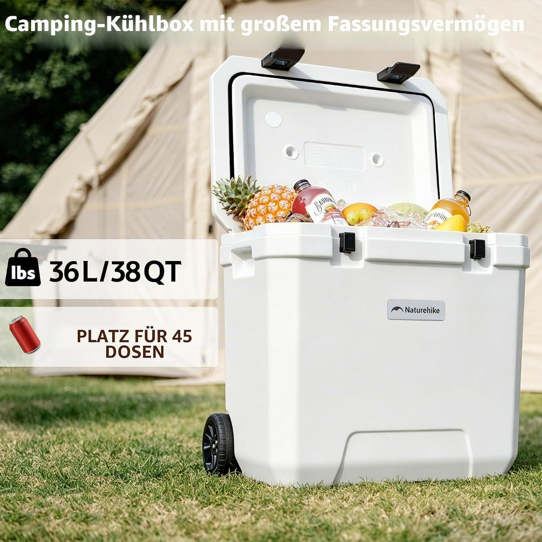 Naturehike Kühlbox 17 Liter/24 Liter/36 Liter Thermobox hochwertige PU Isolierbox 48 Std. Kühlleistu