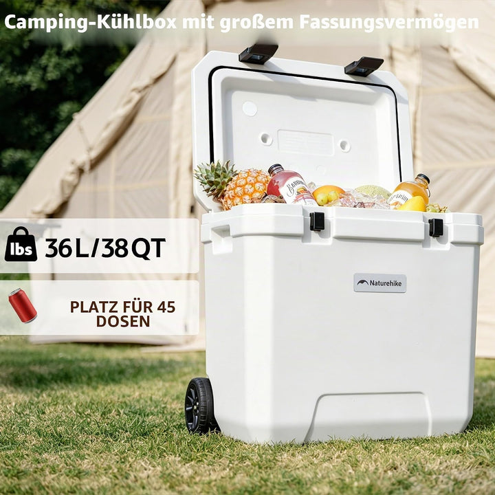 Naturehike Kühlbox 17 Liter/24 Liter/36 Liter Thermobox hochwertige PU Isolierbox 48 Std. Kühlleistu