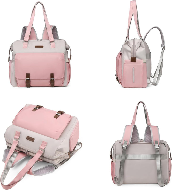Baby Wickelrucksäcke Umhängetasche Wickeltasche Rucksack mit Wickelunterlage,Grosse Reisewindeltasch