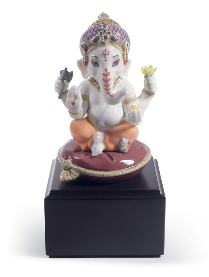LLADRÓ Figur Bal Ganesha. Bal Ganesha. Porzellan.