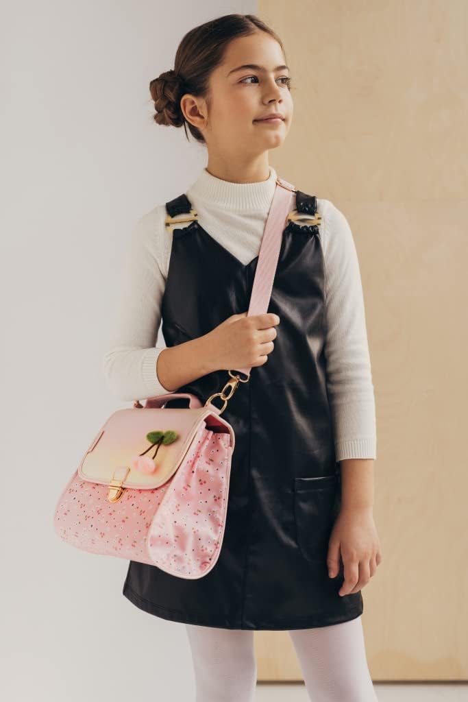 Belmil Premium Petite Kindergarten Schultertaschen Umhängetasche für Mädchen (305-51/P) Cherry Bloss