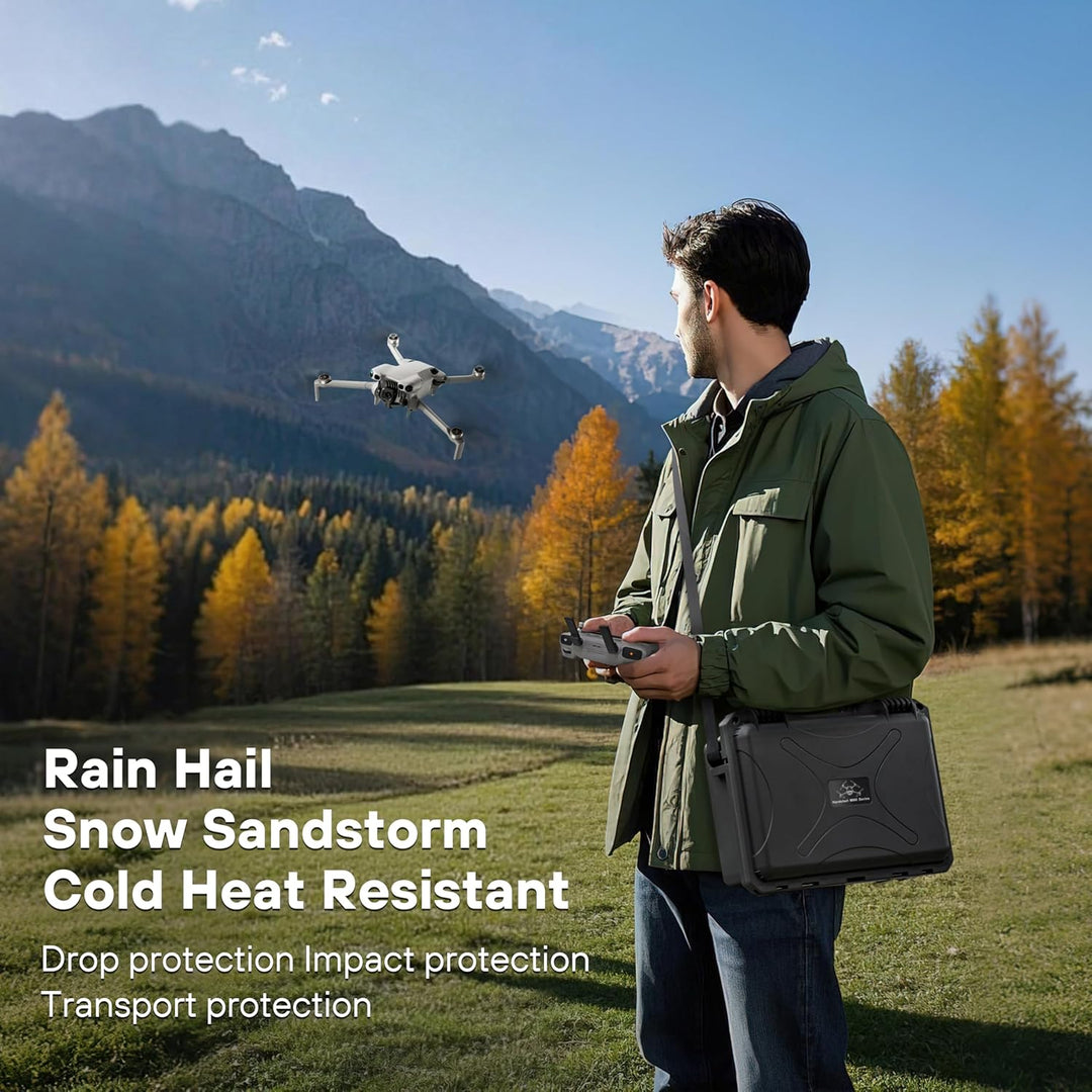 STARTRC Mini 5 Pro Koffer, Wasserdichter Hartschalen Tasche für DJI Mini 5 Pro Fly More Combo Zubehö