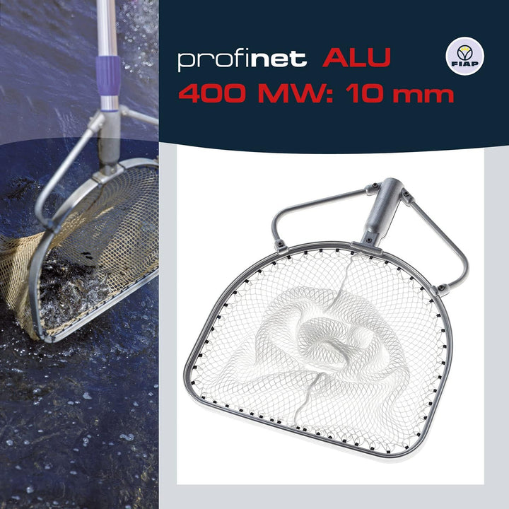 FIAP profinet ALU 400 MW: 10 mm - Maschenweite 10 mm - Profi - Fischkescher - Material Aluminium - K