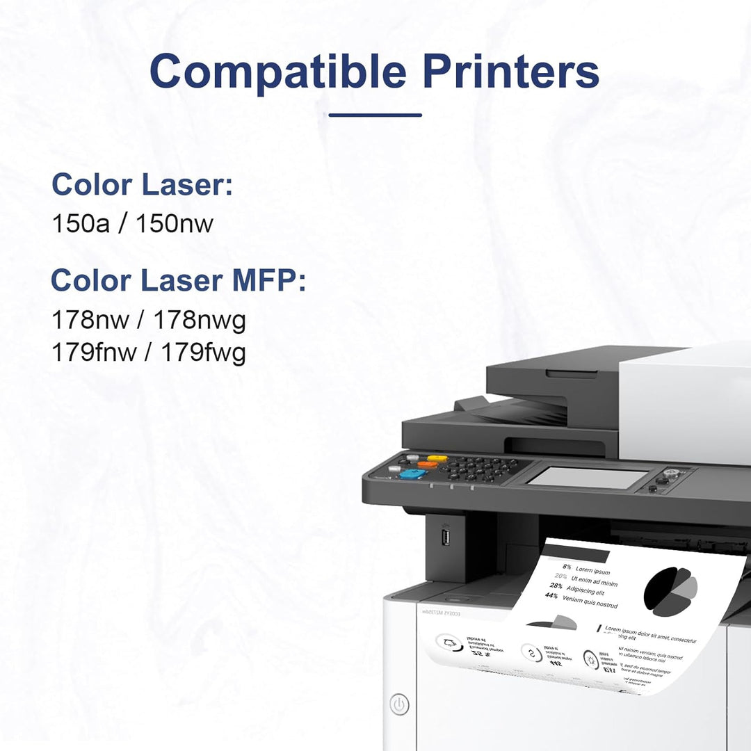117A Toner Kompatibel für HP 117A Toner Set 117a schwarz für Toner hp Color Laser MFP 179fwg 178nwg