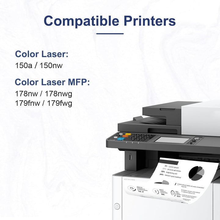 117A Toner Kompatibel für HP 117A Toner Set 117a schwarz für Toner hp Color Laser MFP 179fwg 178nwg