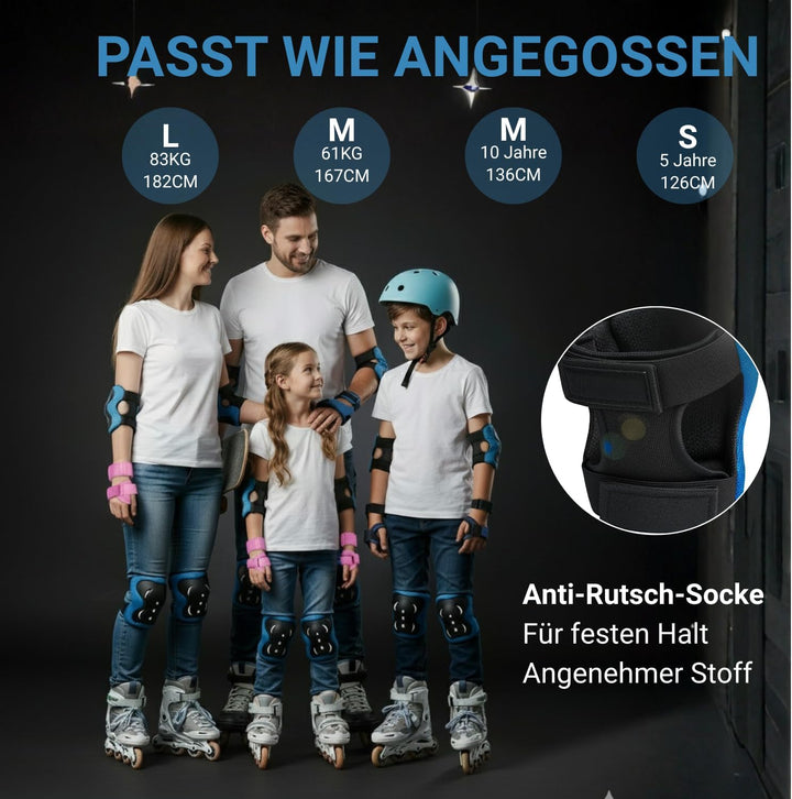 Liebkern Knieschoner Kinder Schoner Inliner Kinder Knieschützer Inliner Kinder Protektoren Set Schüt
