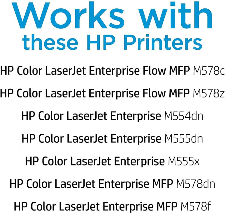 HP 212X (W2122X) Gelb Original Toner mit hoher Reichweite für HP Color LaserJet Enterprise M554, M55