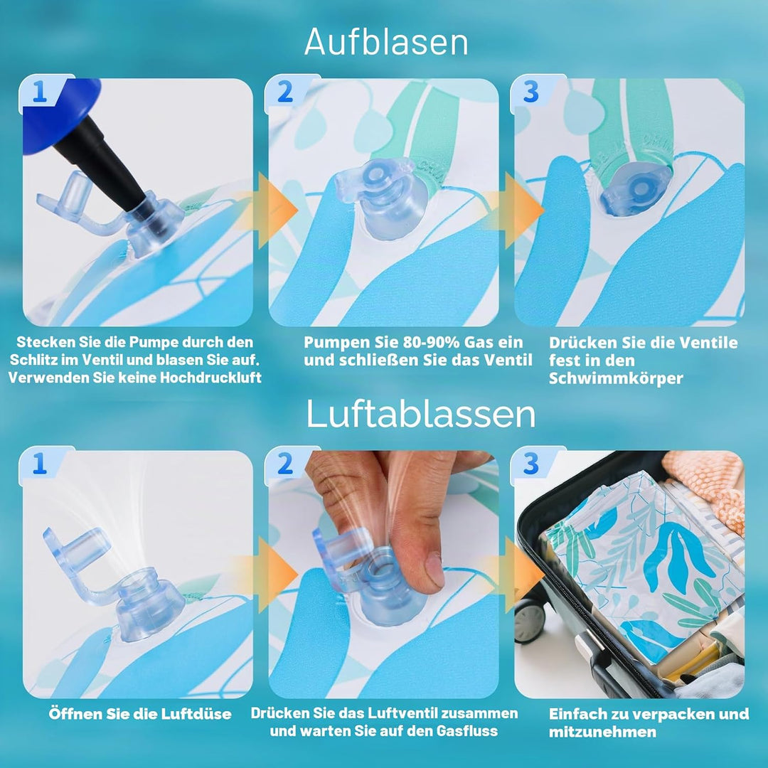 Luftmatratze Pool Wasser Wasserhängematte, 2 Stück Mehrzweck Pool-Hängematte mit Schwimmenden Stühle