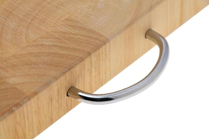 Eden Quality Holzschneidebrett EQP001 Praktisches Schneidebrett zum Schneiden, Wiegen und Hacken