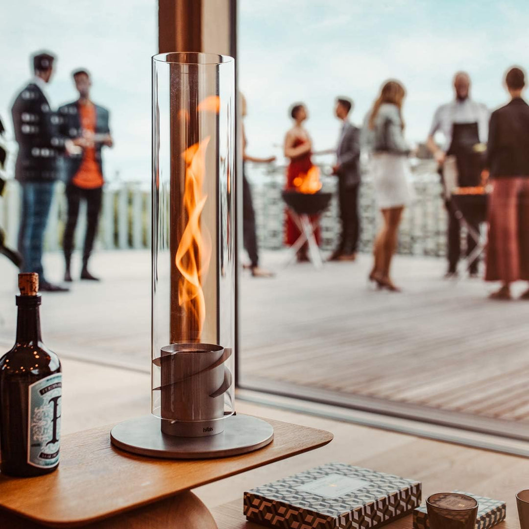 höfats - Spin 120 Ersatzglas - Ersatzteil für Spin 120 Tischfeuer, Fackel, Hängefeuer - Glaszylinder