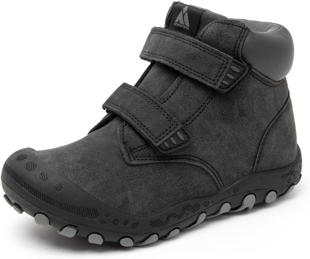 Mishansha Wanderschuhe Jungen Trekkingschuhe Mädchen rutschfest Outdoor Kinder Wanderstiefel 24-38 2