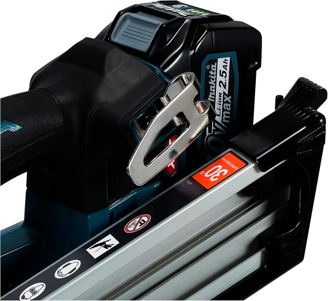 Makita BN001GZ 40 V Max Li-Ion XGT Bürstenloser Rahmennagler, Lieferung in einem Kunststoffgehäuse,