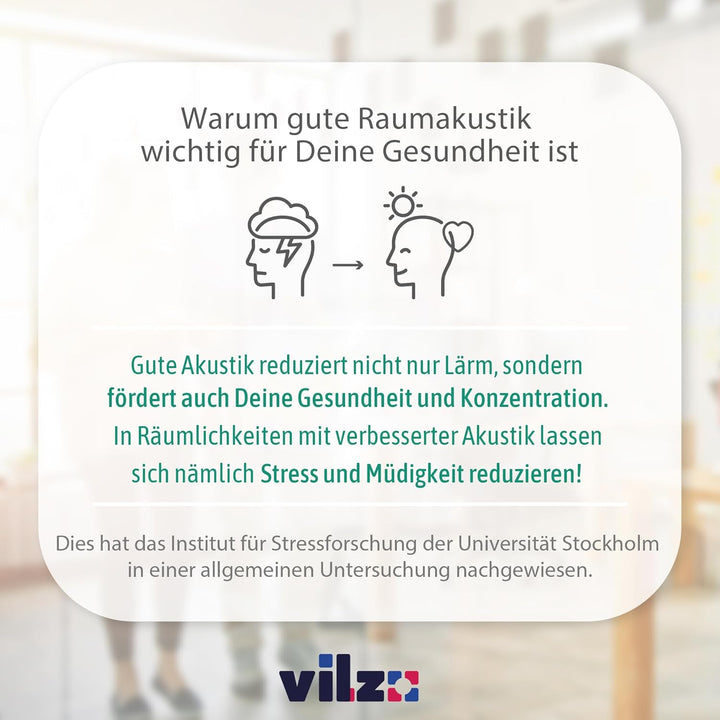 vilz Hexagon Akustikplatten selbstklebend 12 Stück aus recyceltem Filz - Hexagon Wandpaneele Schalli