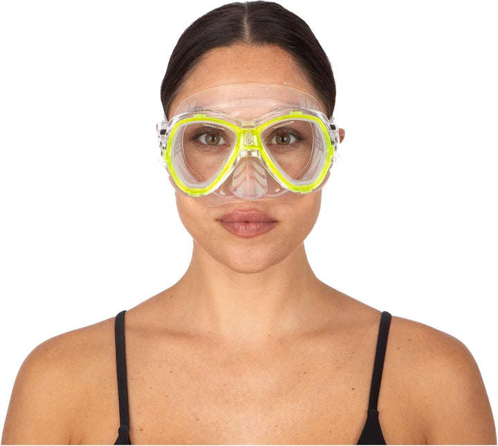 Seac Set Elba, Schnorchelset aus hypoallergenem Silikon mit Maske und Schnorchel für Erwachsene narr