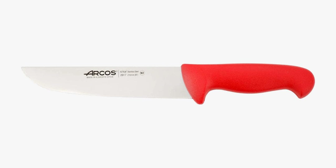 Arcos Fleischermesser mit Nitrum Edelstahlklinge 20 cm - Professionelles Küchenmesser zum Schneiden