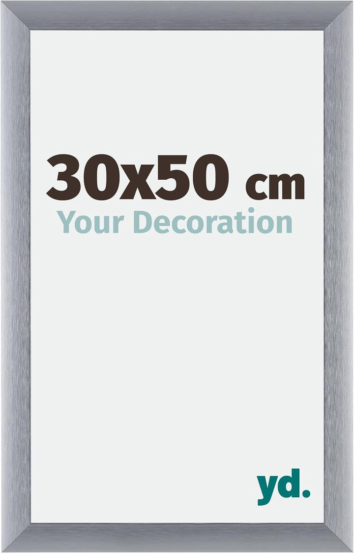 yd. Your Decoration - Bilderrahmen 30x50 cm - Bilderrahmen aus Aluminium mit Acrylglas - Antireflex