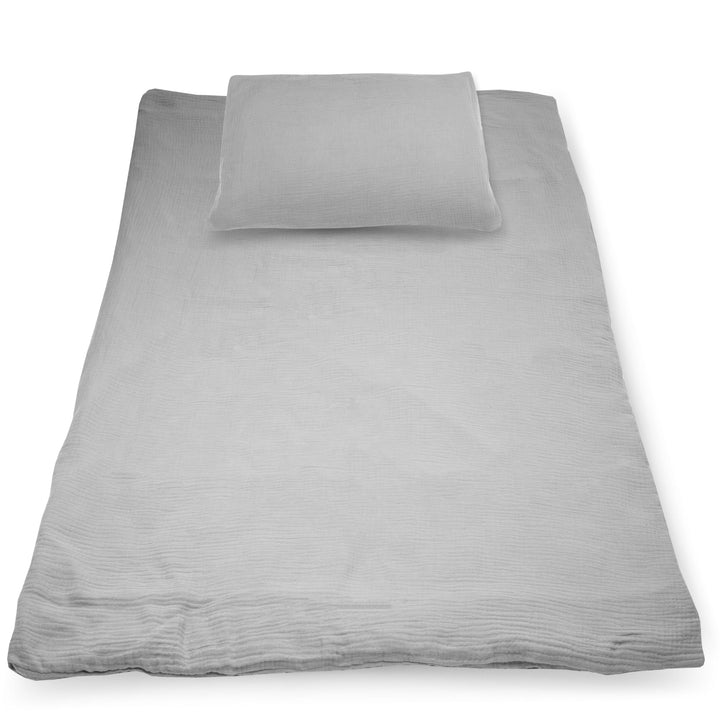 PinkZebra Bio-Baumwolle-Musselin Kinderbettwäsche Set 100 x 135 cm + 40 x 60 cm, Bettwäsche für Mädc