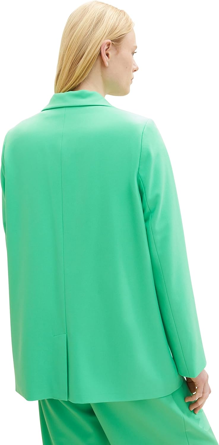 TOM TAILOR Denim Women's boyfriend blazer S 11052 - Strong Green, S 11052 - Strong Green
