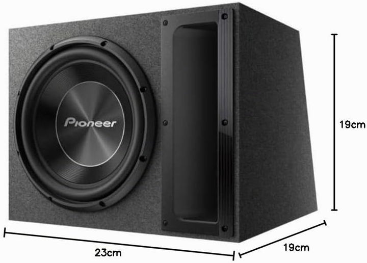 PIONEER TS-A300B Bassreflex-Gehäusesubwoofer (1500 W), IMPP Membran für eine optimierte Basswiederga