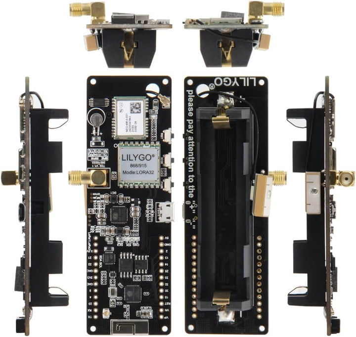 LILYGO T-Beam Meshtastic LORA32 433MHz ESP32 Entwicklungsboard WiFi BLE CH9102F Chip TTGO OLED Modul