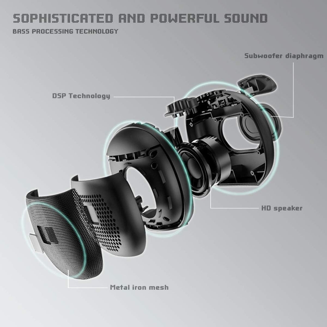 SENXINGYAN Bluetooth Lautsprecher, IPX6 Tragbarer Musikbox 360° HD-Stereo, Soundbox Mini Bluetooth L
