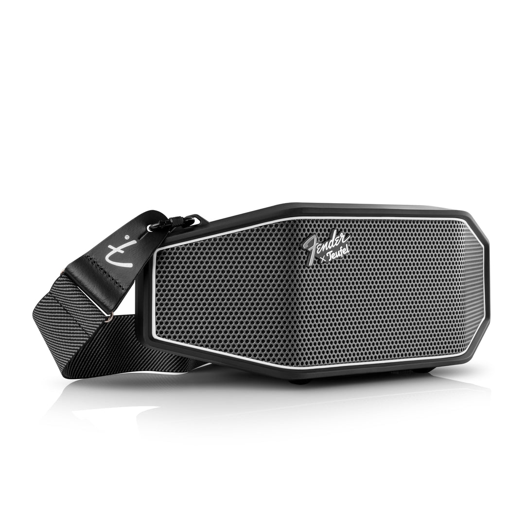 Teufel Fender x ROCKSTER Cross 2 Tragbarer Bluetooth Lautsprecher | für drinnen und draussen, mit La
