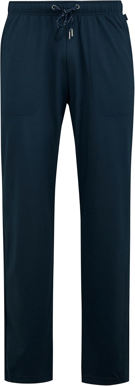 CALIDA Remix Basic Sleep Hose Herren, 100% Baumwolle, mit Seitentaschen 46-48 Dark Sapphire, 46-48 D