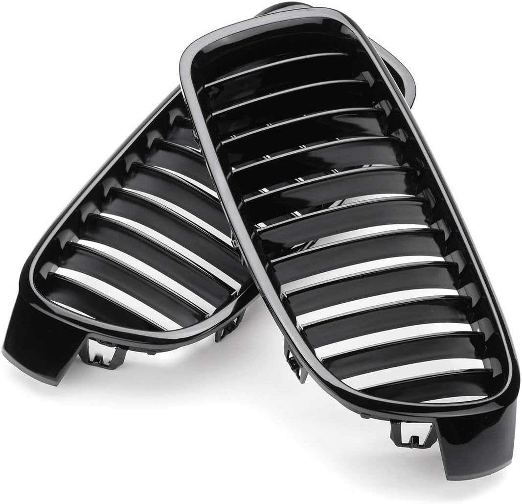Glänzendes schwarzes F30 Kühlergrill, ABS-Front-Ersatz-Hauben-Nieren-Grill für 3er-Serie F30 F31 F35