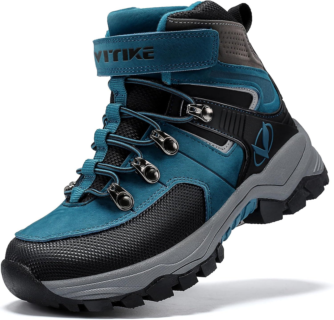 ASHION Winterschuhe Kinder Mid Schneestiefel Gefütterte Warm Winterstiefel Trekking Baumwollschuhe 3
