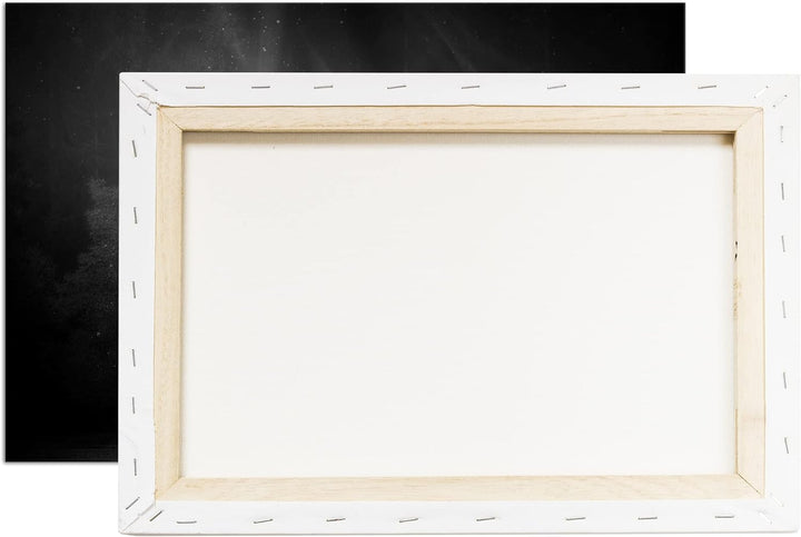 deyoli Einhorn auf einer Waldlichtung Format: 80x60 Effekt: Schwarz&Weiss als Leinwandbild, Motiv fe