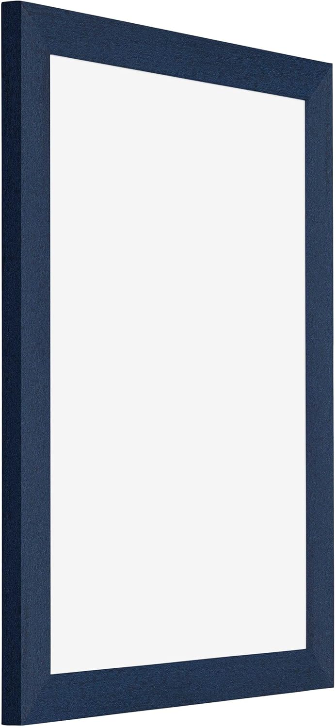 yd. Your Decoration - Bilderrahmen 75x100 cm - Dunkelblau Gewischt - Billderrahmen aus MDF mit Acryl