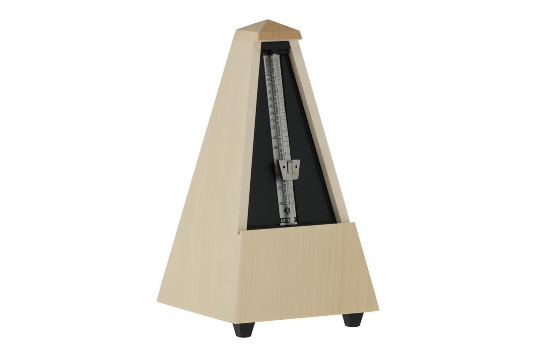 Wittner Metronom 817A Holzgehäuse mit Glocke Taktell Pyramidenform Ahorn natur matt, natur matt